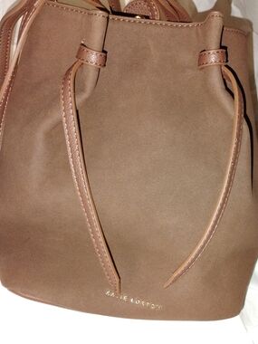 Katie Loxton Brown Celina Suedette Bucket